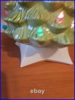 Vintage/Antique Porcelain Lighted Christmas Tree