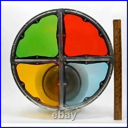 Vintage COLOR WHEEL by PENETRAY 4-Color REFLECTOR SPOTLIGHT for X-Mas Tree, etc