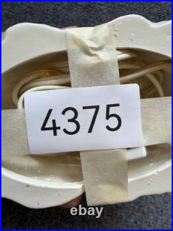 Vintage Ceramic Christmas Tree Lighted Green Missing 7 Bulbs