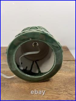 Vintage Ceramic Lighted Christmas Tree 17 Holly Base