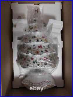 Vintage Danbury Mint White Porcelain Christmas Magic Lighted Christmas Tree Vintage Danbury Mint White Porcelain Christmas Magic Lighted Christmas Tree