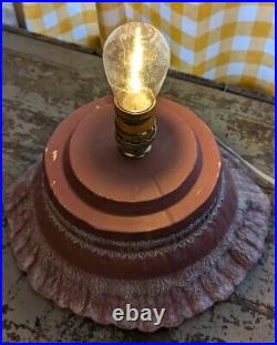 Vintage Handmade Ceramic 5-tier 20-in Tall Decorative Lighted Christmas Tree Vintage Handmade Ceramic 5-tier 20-in Tall Decorative Lighted Christmas Tree