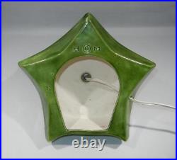 Vintage Holland Mold Ceramic Lighted Christmas Tree Large 18+ with Star Base Vintage Holland Mold Ceramic Lighted Christmas Tree Large 18+ with Star Base