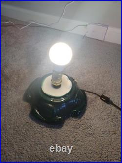 Vintage Lighted Ceramic Christmas Tree And Base-16.5 Atlantic Mold M. K. 1972