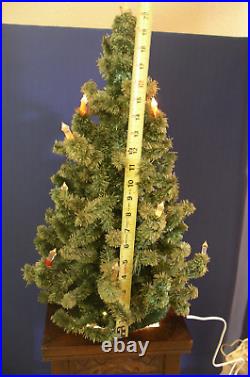 Vintage MCM Noma 22 Christmas Tree antique Rare Reflect light under glow candle Vintage MCM Noma 22 Christmas Tree antique Rare Reflect light under glow candle