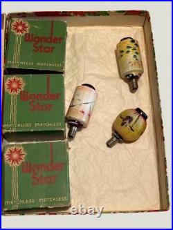 Vintage Matchless Wonder Star Christmas Tree Starburst Light Bulbs Lot 11 RARE