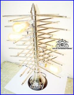 Vintage Mid Century Sputnik Brass Table Lamp Lighting 4 Bulb Lamp Christmas Tree