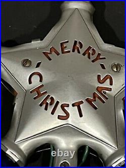 Vintage Noma Star Of Bethlehem C6 Christmas Tree Topper Light Original Box Near