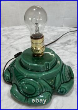 Vintage Raymond Lamp Lighted Christmas Tree 16 Green Flock Original Box USA