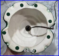 Vintage Raymond Lamp Lighted Christmas Tree 16 Green Flock Original Box USA
