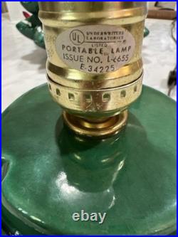 Vintage Raymond Lamp Lighted Christmas Tree 16 Green Flock Original Box USA