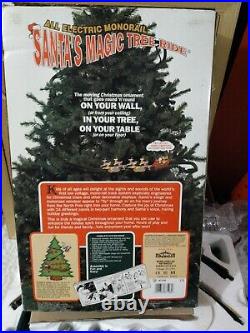 Vintage Santa's Magic Tree Ride Electric Christmas Tree OrnamentTrack Noma Train