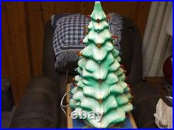 Vintage Union Products Christmas Tree Blow Mold 21 With Box Works 59 Lights