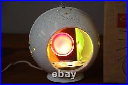 Vintage Wonder RAINBO LITE Revolving Aluminum Christmas Tree Light Lamp with box