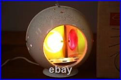 Vintage Wonder RAINBO LITE Revolving Aluminum Christmas Tree Light Lamp with box