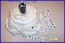 Vtg 1970's Ceramic Mold CHRISTMAS TREE 16.5 Iridescent Pearl White Lighted Vtg 1970's Ceramic Mold CHRISTMAS TREE 16.5 Iridescent Pearl White Lighted