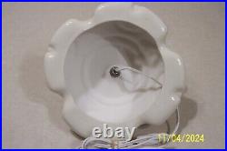 Vtg 1970's Ceramic Mold CHRISTMAS TREE 16.5 Iridescent Pearl White Lighted Vtg 1970's Ceramic Mold CHRISTMAS TREE 16.5 Iridescent Pearl White Lighted