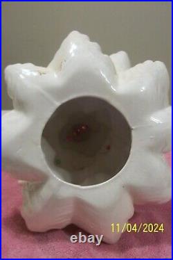 Vtg 1970's Ceramic Mold CHRISTMAS TREE 16.5 Iridescent Pearl White Lighted Vtg 1970's Ceramic Mold CHRISTMAS TREE 16.5 Iridescent Pearl White Lighted