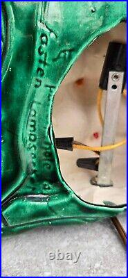 Vtg Atlantic Mid Century Lighted HANGING Ceramic 18 Christmas Tree FREE US SHIP Vtg Atlantic Mid Century Lighted HANGING Ceramic 18 Christmas Tree FREE US SHIP