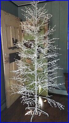 White Winterberry Artificial Christmas Tree 7' NO LIGHTS