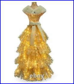 Winter Wonder Lane 4ft Prancer Pre-Lit LED Dress Form Christmas Tree #C553