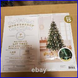 Wondershop 7' Pre-Lit Balsam Fir Artificial Christmas Tree with AutoConnect Lights