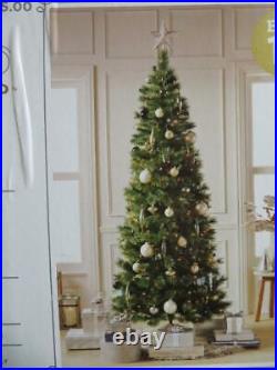 Wondershop Slim Virginia Pine 7.5' Lit Christmas Tree 759 Tips 400 Clear Lights