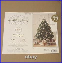 Wondershop/Target Balsam Fir Lit Xmas Tree 5.5ft Tall Local Pickup Only